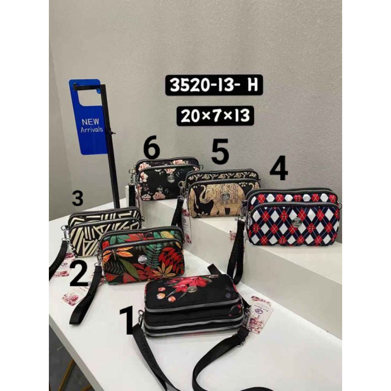 TAS SELEMPANG ERNES ANGELINE ORI 3520 MOTIF