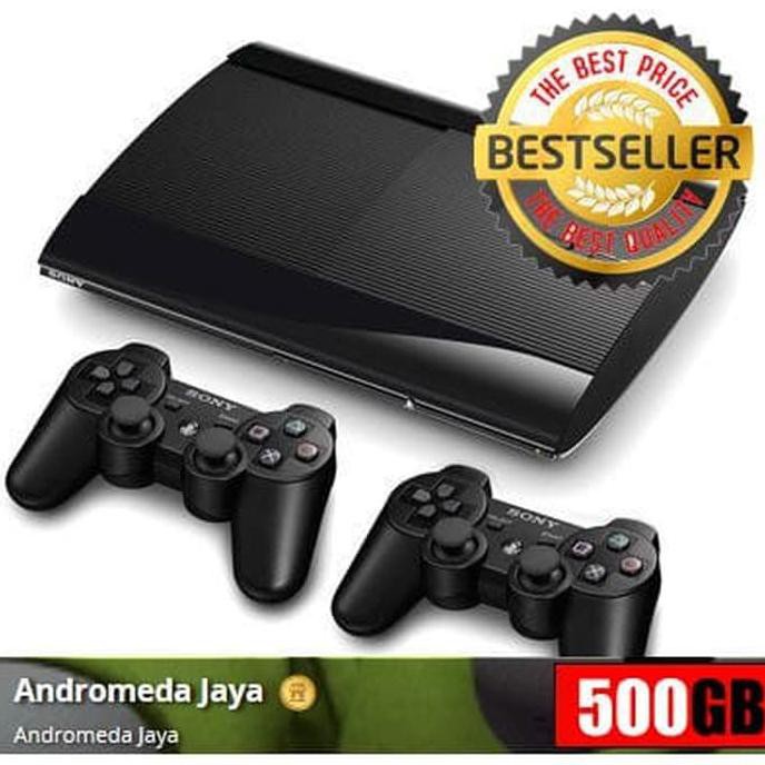 PROMO HARI INI  Sony PS3 Super Slim 500GB isi Games Original 1DT