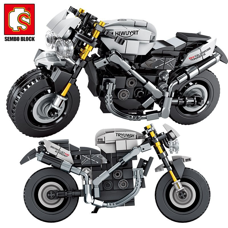 Brick Sembo Block Sepeda Motor Technic Street Racer Ride S 701113 - KUALITAS TERJAMIN