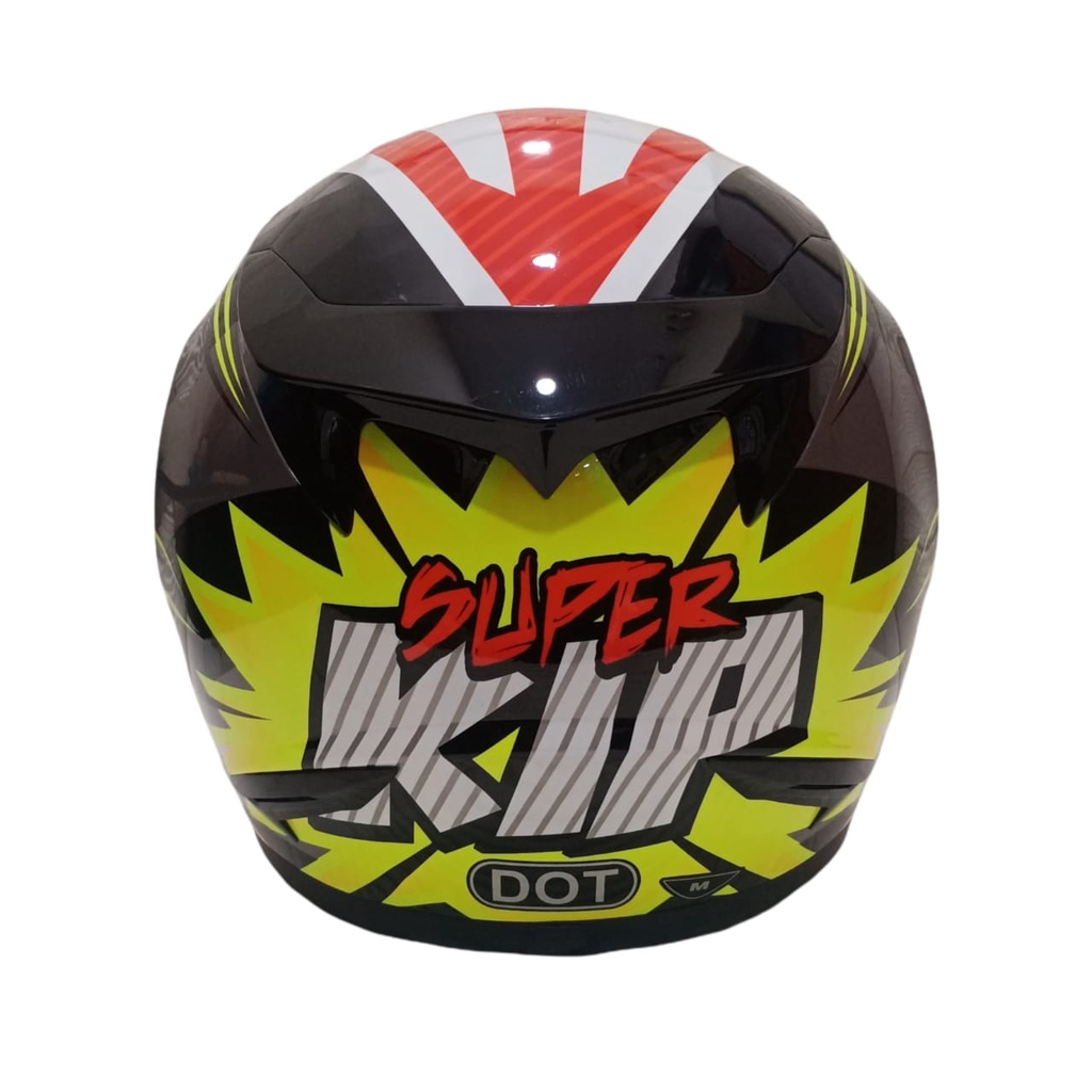 HELM KYT R-10 FLAT VISOR MOTIF RIDER PAWI REPLICA PINLOCK EDT