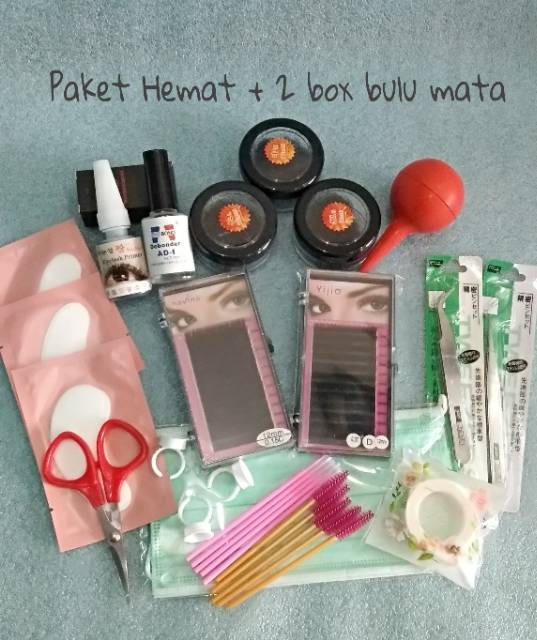 Paket Eyelash Extension/ Bulumata Tanam/  Eyelash Extension