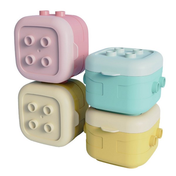 LID106 - 4 in 1 Baby Food Container Plastik Penutup Lock Bisa Disusun