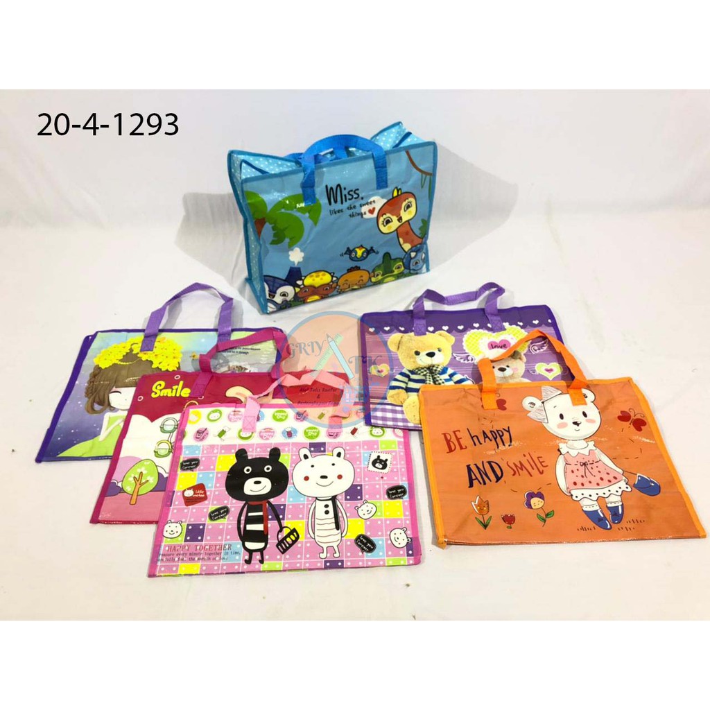 

Tas Kertas Paper Bag Shopping bag Motif Karakter Anak Lucu YX040 Murah