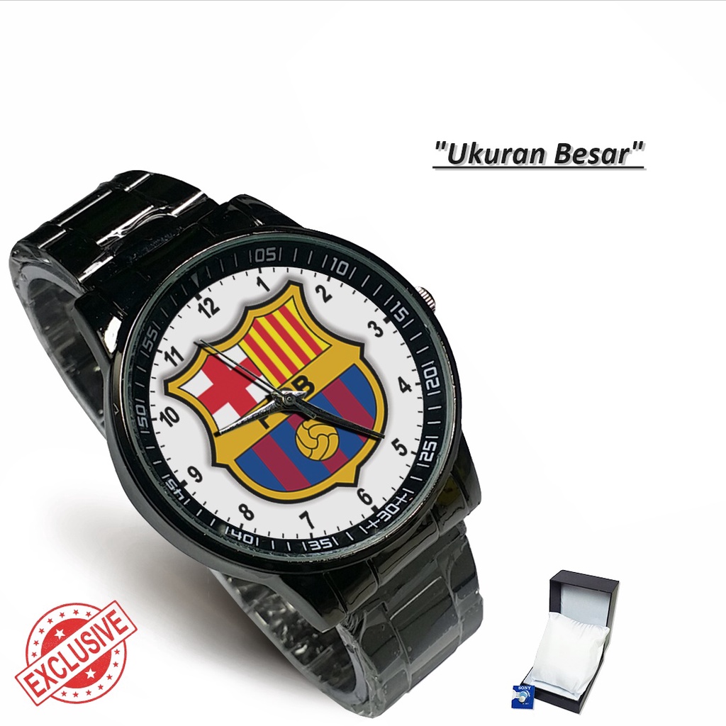 Jam Tangan Rantai Couple FC BARCELONA - 1 (Special)