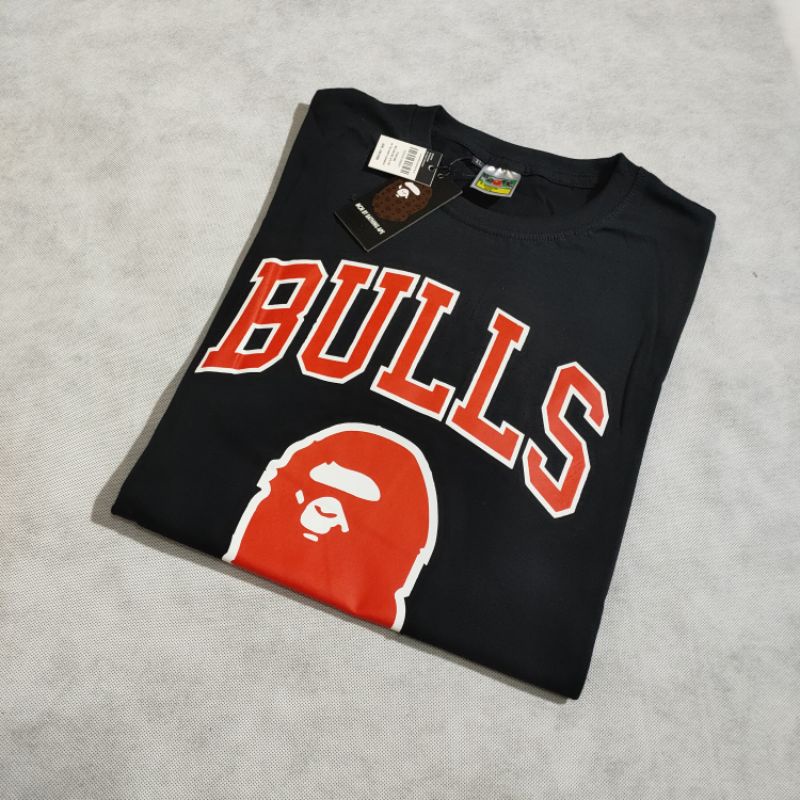 Kaos bape bulls - kaos a bathing ape x bulls - kaos branded bulls