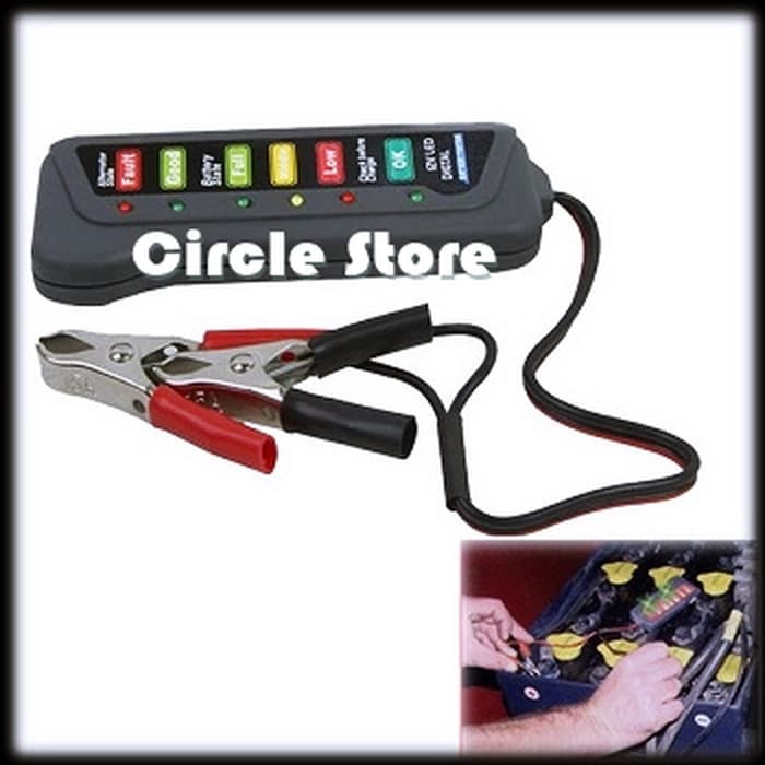 Otomotif - Charger Aki Portable - Aki Mobil Aki / Accu Tester / Universal Battery Alternator Tester
