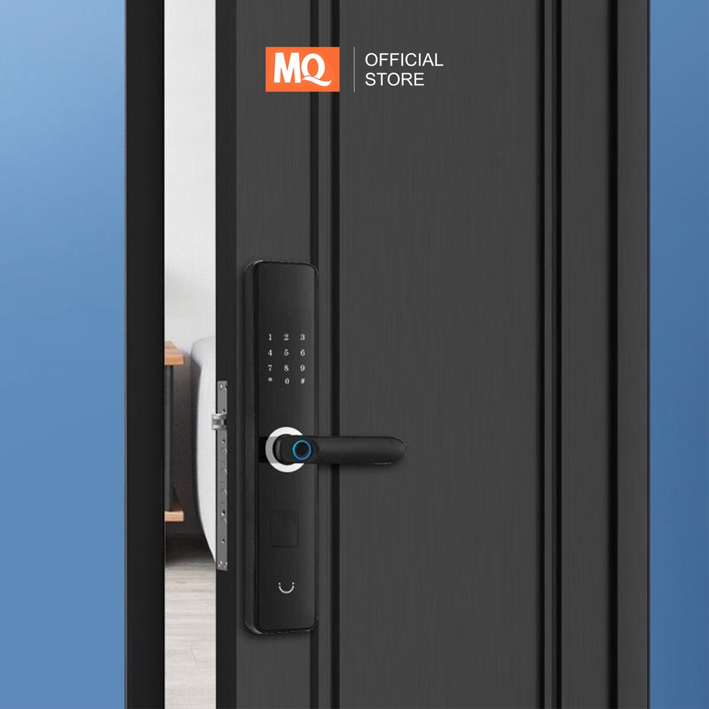 MQ kunci pintu elektronik Smart Door Lock Cerdas Sandi Sidik Jari