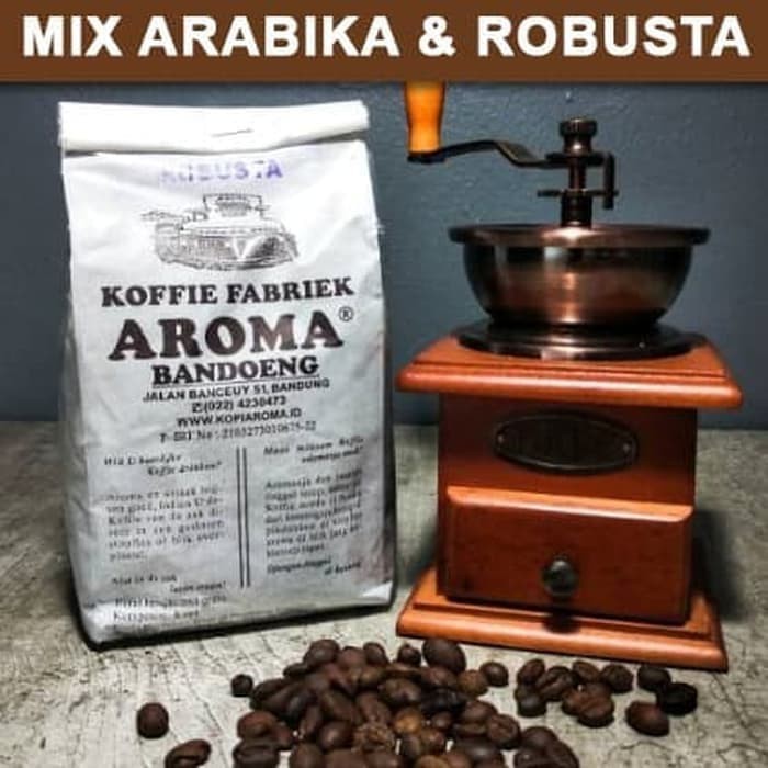 

KOPI AROMA BANDUNG MIX ARABIKA dan ROBUSTA 250 gram Fresh Asli