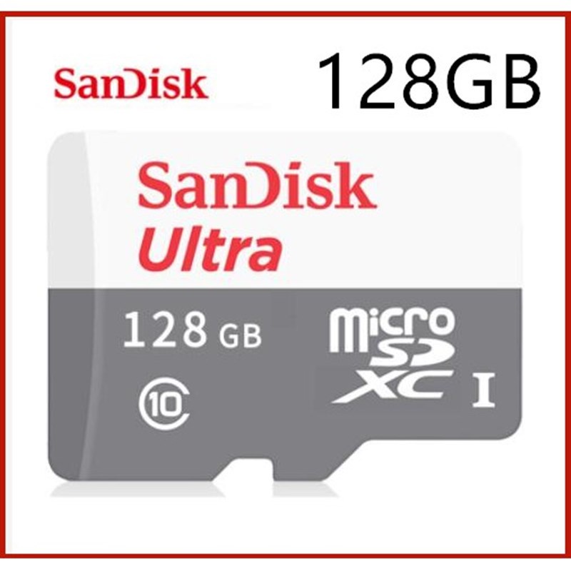 (AE) Sandisk sd Card Ultra SDSQUNS-GN6MN 128GB 256gb 80MB / s UHS-I Class 10 Microxc