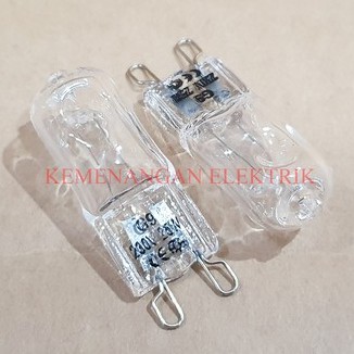 LAMPU HALOGEN KACANG HALOPIN G9 25W 220V / 25 W 25 WATT 25WATT CLEAR / BENING