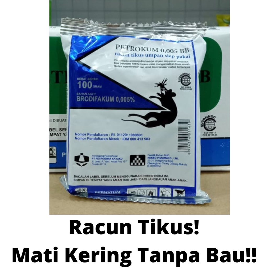 RACUN TIKUS (PETROKUM) RACUN TIKUS MATI KERING TANPA BAU
