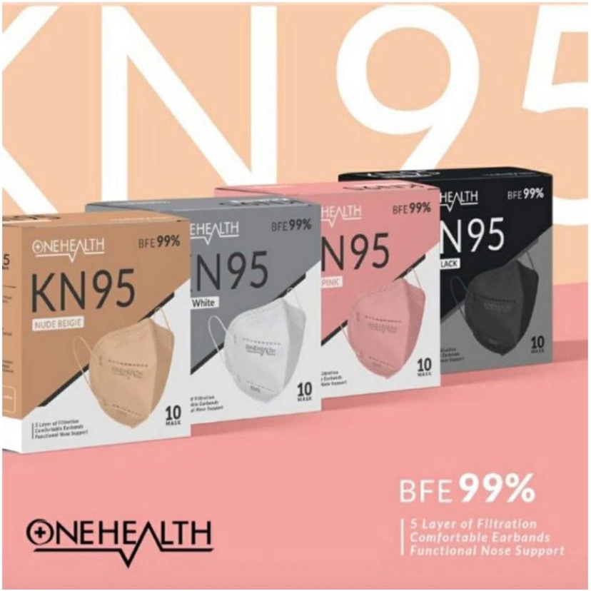 MASKER KN95 - ONEHEALTH - MASKER KN 95 5 PLY