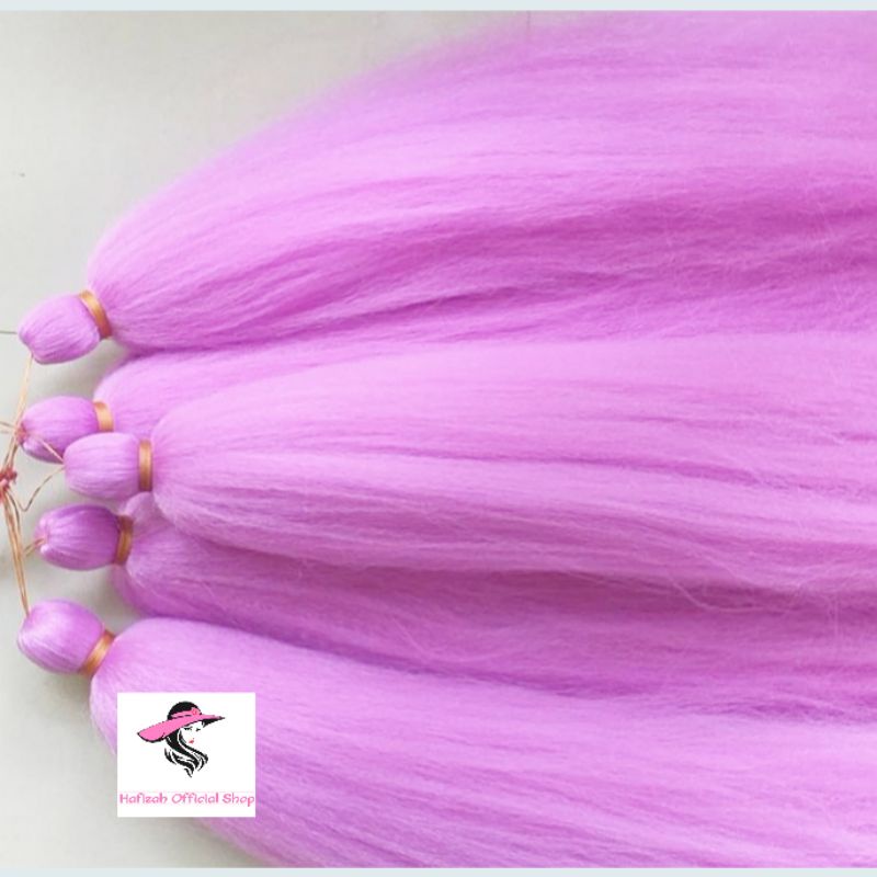 Rambut Sambung | Rambut Palsu Extension 1 Warna Ungu