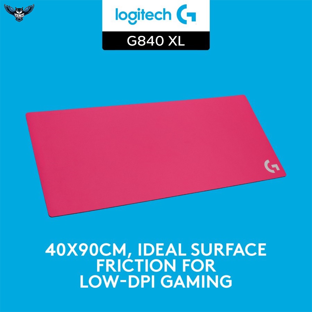 Logitech G840 Cloth Gaming Mouse Pad XL ( 40 cm x 90 cm) - Pink