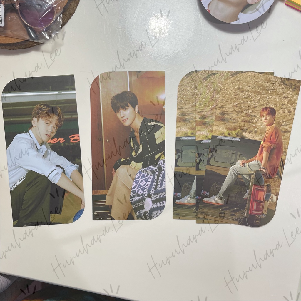 [READY STOCK] BOOKMARK HENGGARAE DINO DK VERNON SET NET BM OFFICIAL