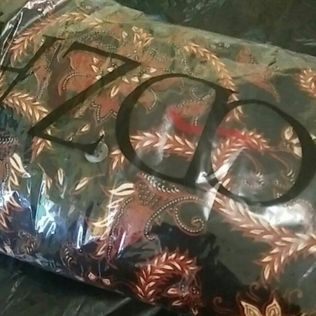 Odza Batik Lengan Panjang Modern Slim Fit Kemeja Pria Sogan Hem Solo Cowok Diataf