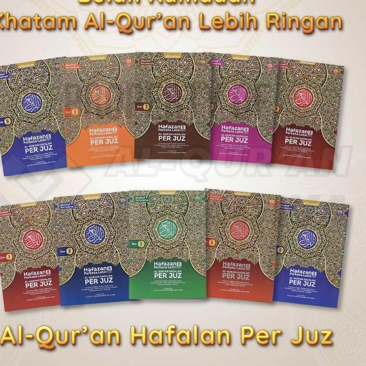 Sudah READY.. At-Taqwa Alquran Per Juz A5 Hafazan Hafalan Per Kata Latin Quran Terjemahan 8 Blok Mus