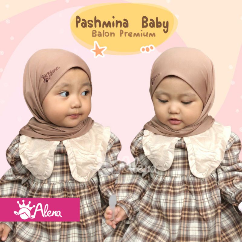 Jilbab pashmina bayi by alena hijab baby