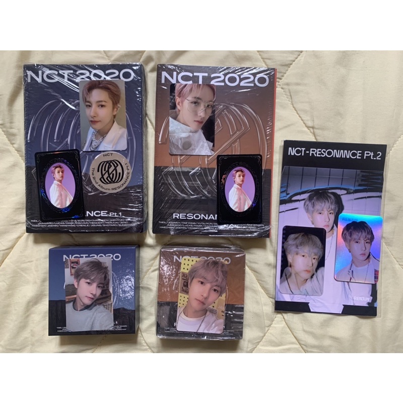 NCT 2020 RESONANCE PT 1 PAST FUTURE KIHNO BENEFIT STANDEE RENJUN SET