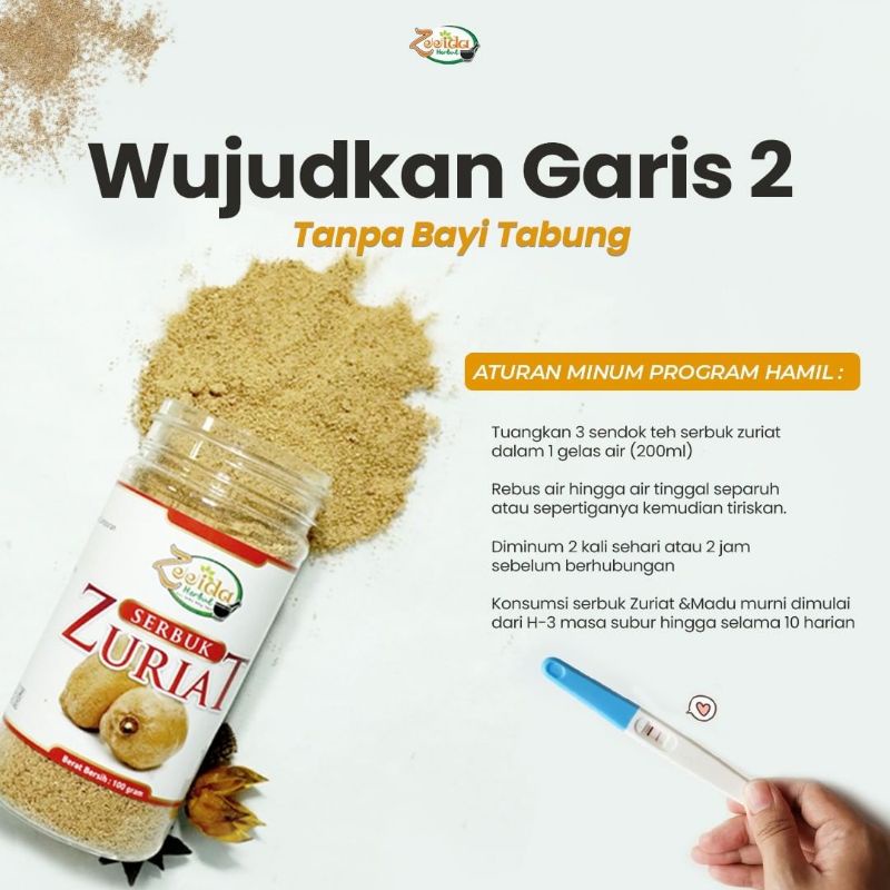 

Serbuk zuriat zeeida herbal paket promil program hamil super ampuh