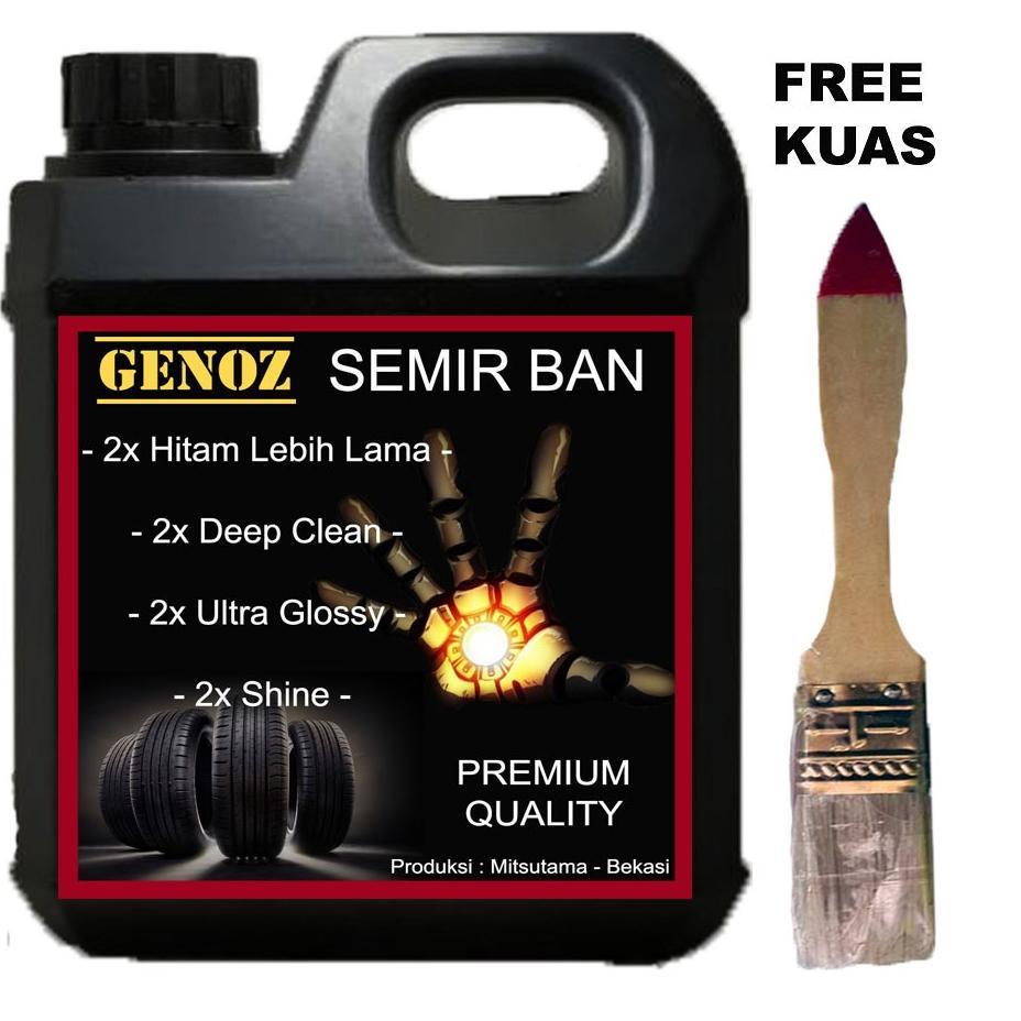 Murah Spesial GENOZ Semir Ban PREMIUM 2x Lebih KENTAL - Semir Ban Mobil - Semir Ban Motor