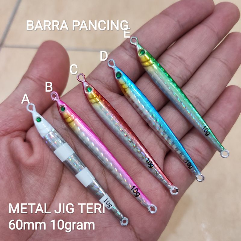 METAL JIG TERI 60mm 10gram Lure Jigging