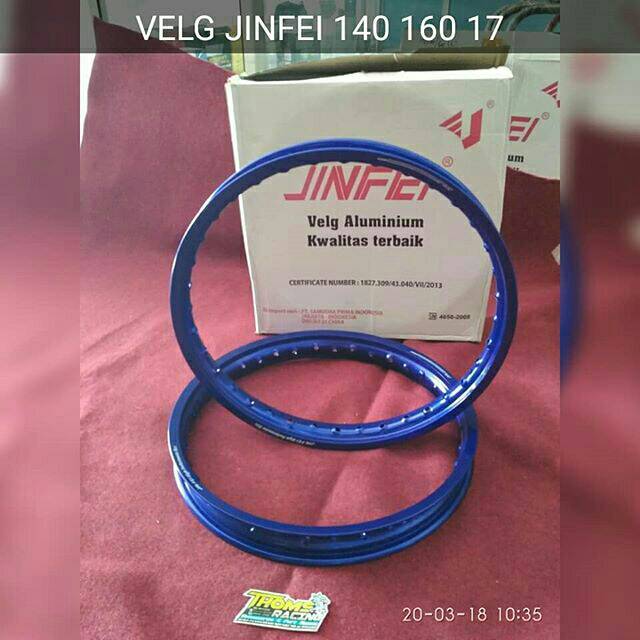 Velg jinfei 140 160 17 biru