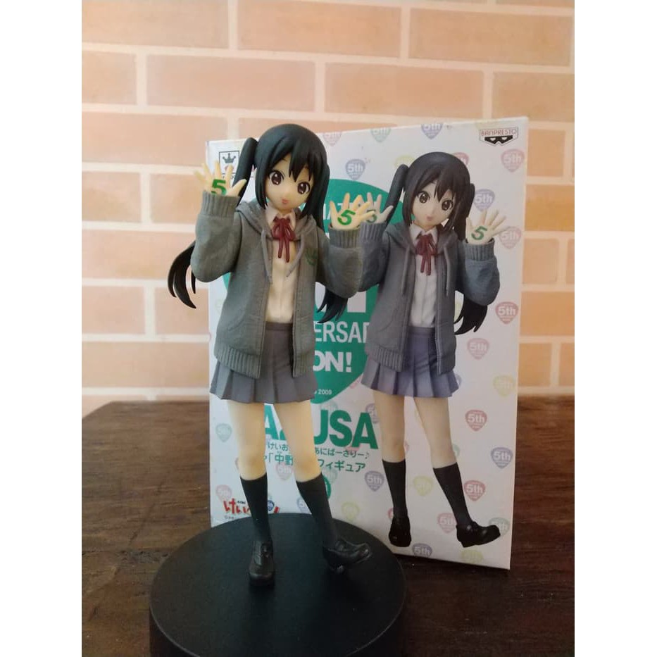 SQ Action Figure Nakano Azusa - K-ON 5th Anniversary (Banpresto)  ER-1540