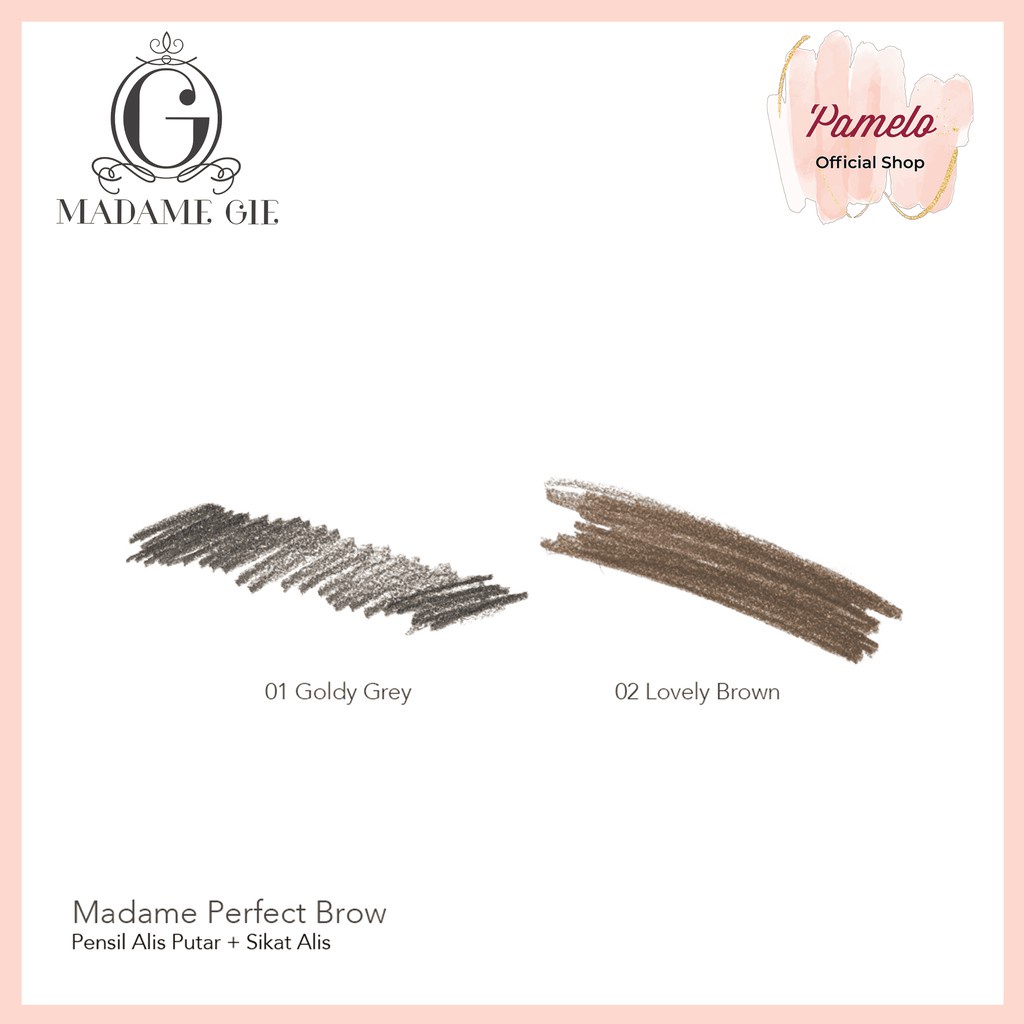 ⭐️ Beauty Expert ⭐️ Madame Gie Madame Perfect Brow - MakeUp Pensil alis Mekanik