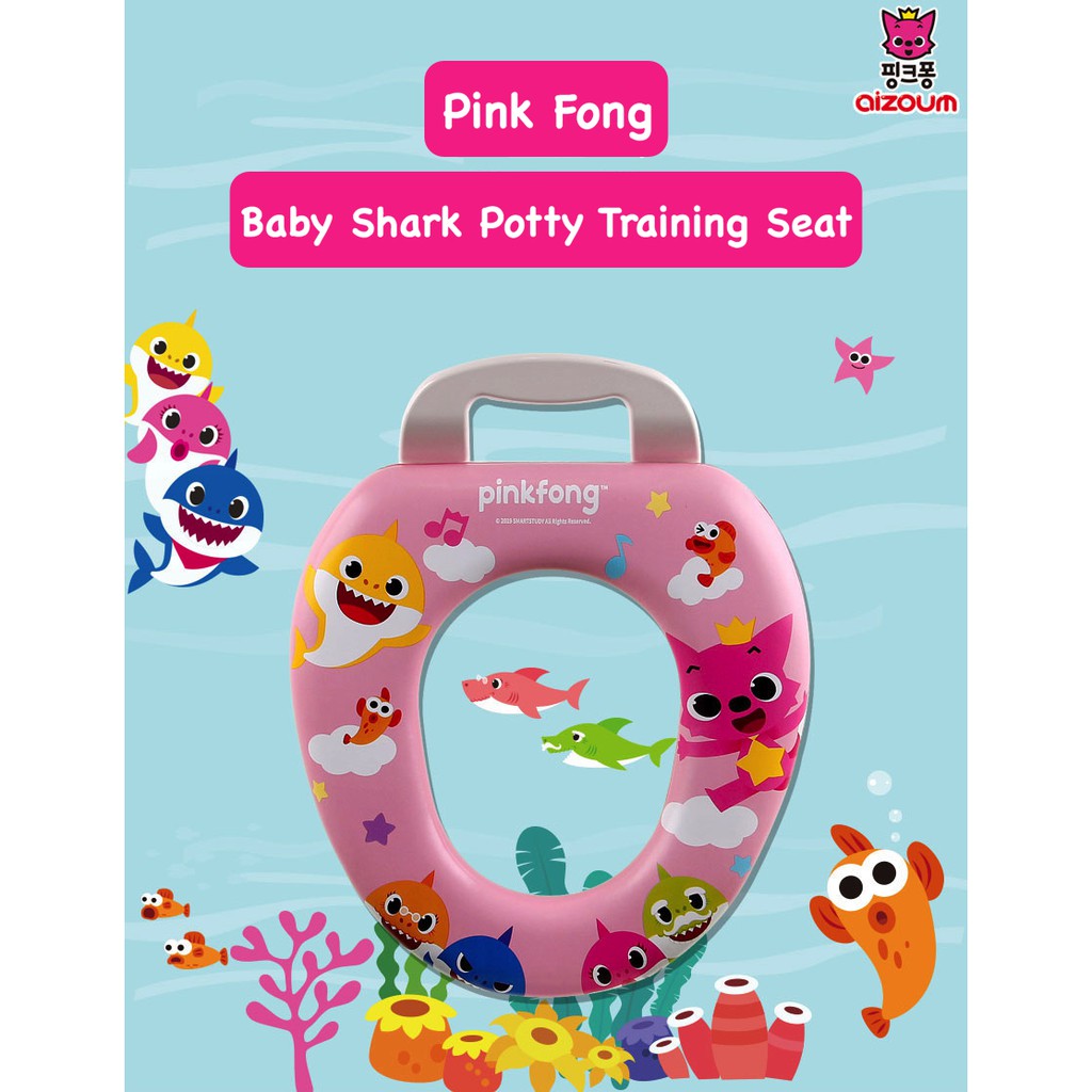 Jual Pink Fong Baby Shark Potty Training Seat Shopee Indonesia