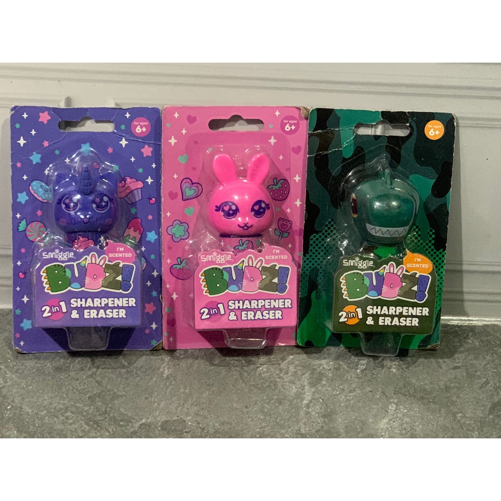 

SMIGGLE BUDZ 2IN I SHARPENER & ERASER