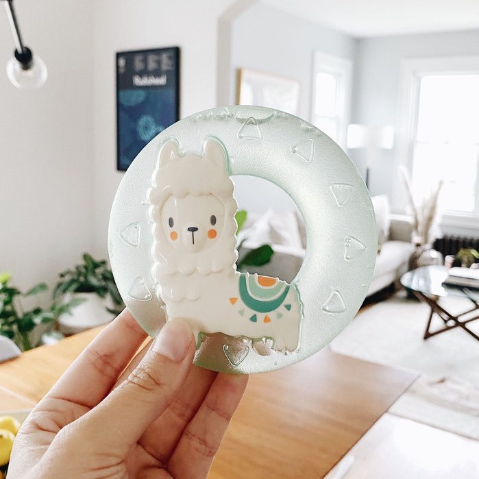 Itzy Ritzy | CUTE N COOL LLAMA - Baby Llama Water Teether Water Baby Chilled Teething Gum Dingin Kulkas Cooler