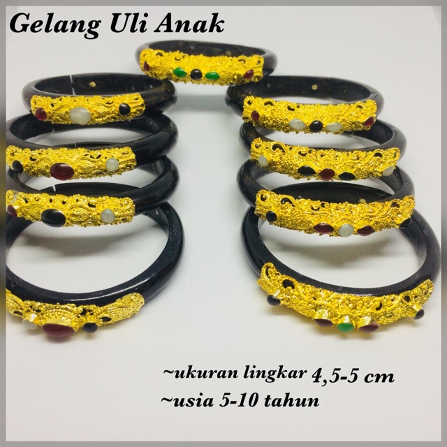 Gelang uli anak mix permata