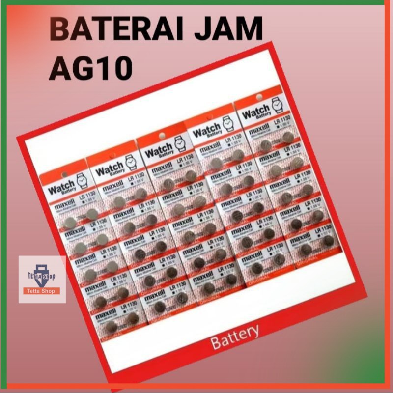 Baterai LR1130 I AG10 IBuat Kolkulator dan Mainan Anak I Jam Tangan Kecil LR 41130 I LR 1130 I AG 10 I Batteray Kancing Sony Batre Original