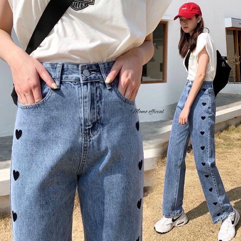 Jeans Celana Panjang HW Kulot Jeans Boyfriend Jeans Korea Jeans Celana Jeans LOOSE LOVE