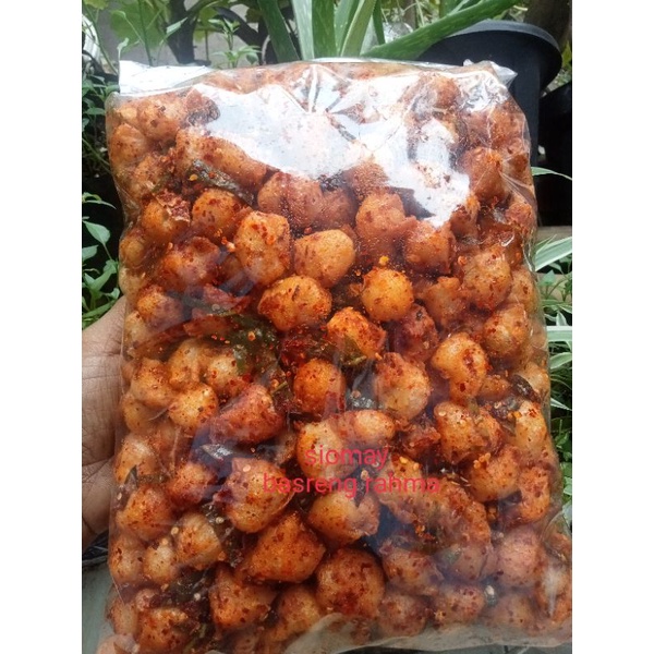 

siomay mini keriuk renyah gurih exstra pedas aroma daun jeruk isi 1kg
