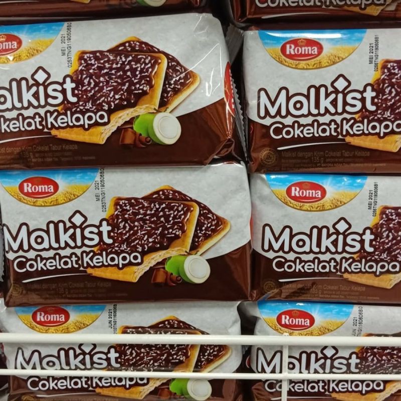 

ROMA MALKIST COKLAT KELAPA 135GR