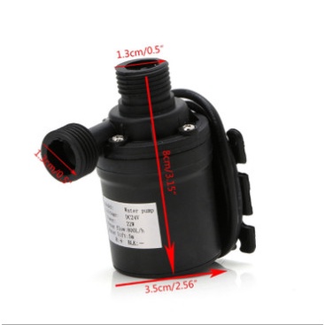 Pompa Celup Water Pump Mini Motor Pompa Air Celup Brushless DC 12V 5m