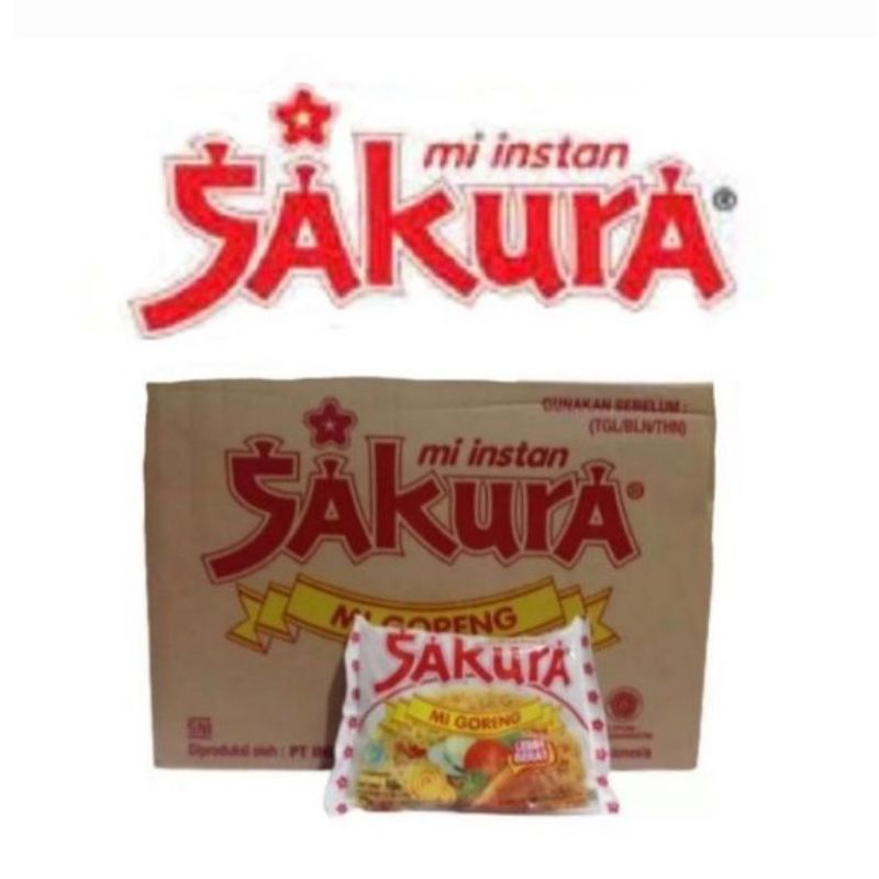 

Mie Goreng Sakura 1 dus isi 40/Mie Sakura