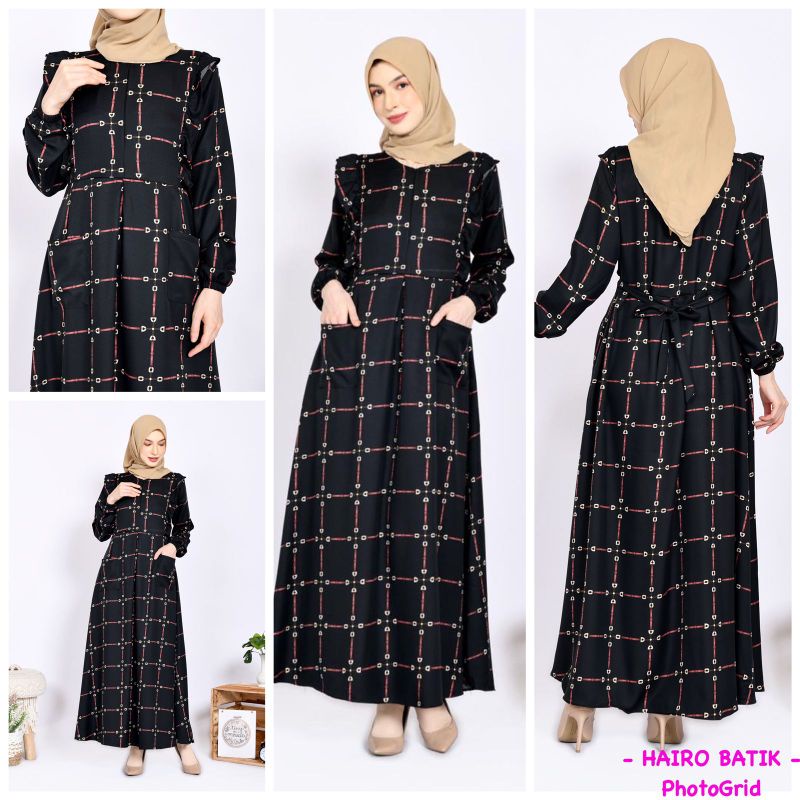 GAMIS SHAKILA MOTIF KOTAK