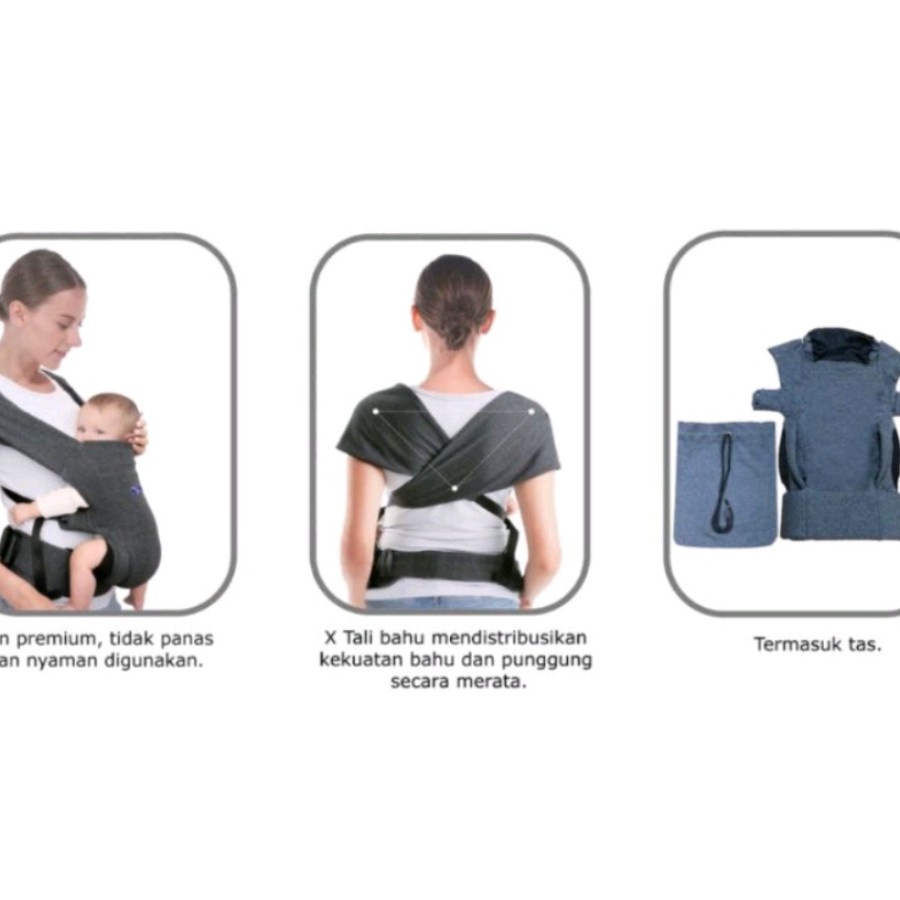 GEND29 BABY SAFE GENDONGAN BAYI M SAHPE CARRIER BC010
