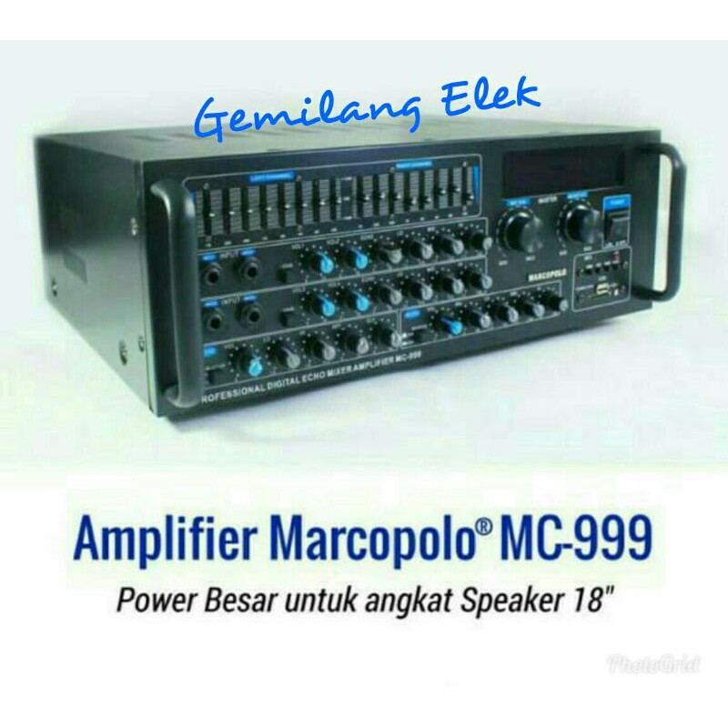 Amplifier Karaoke MARCOPOLO MC-999 BLUETOOTH