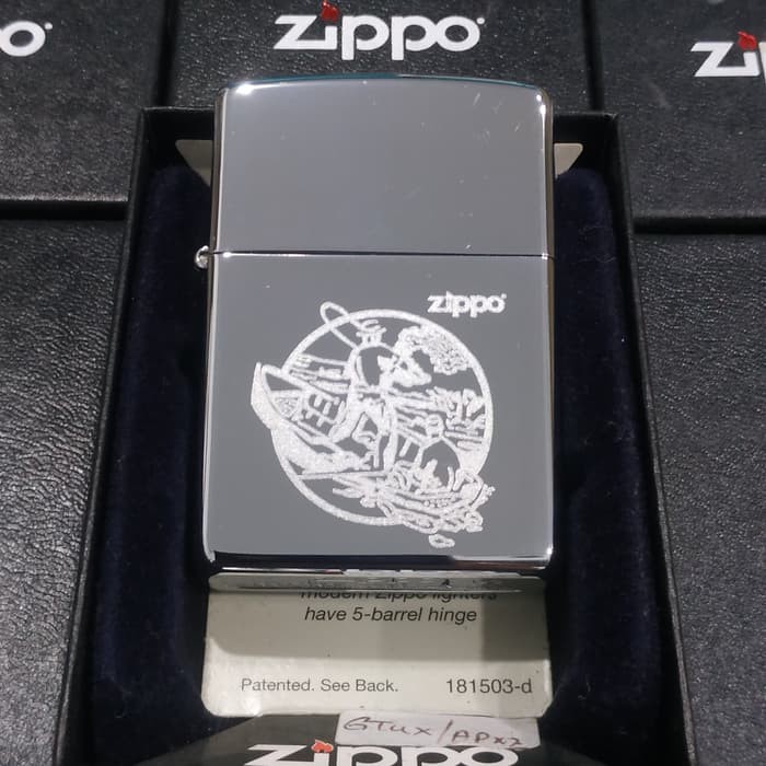 ZIPPO LIGHTER / MANCIS KOREK API ZIPPO ORIGINAL - ZIPPO BOAT 2MAN