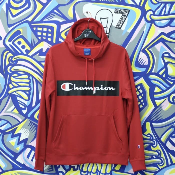 Champion Bogo Hoodie Red 100% Original