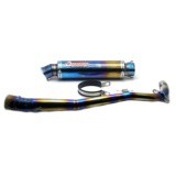 KNALPOT HOGO GP FULL PELANGI STAINLESS JUPITER-Z,VEGA