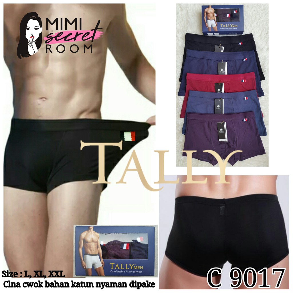 ❤ MIMI ❤ CD BOXER PRIA TALLY  9008 9017 SIZE M - XXL Harga Per 1 Pc