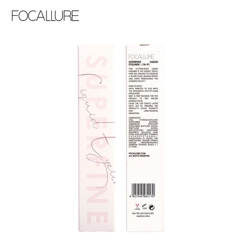 Focallure Superfine Liquid Waterproof Eyeliner FA91