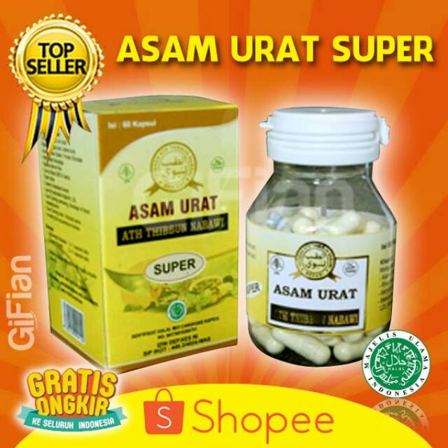  Asam  Urat Super Ath Thibbun Nabawi Terlaris Ampuh Shopee 