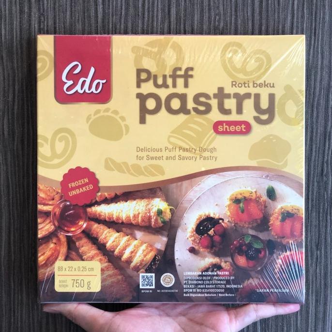 

Puff Pastry Edo 750gr TERLARIS TERPERCAYA ORIGINAL