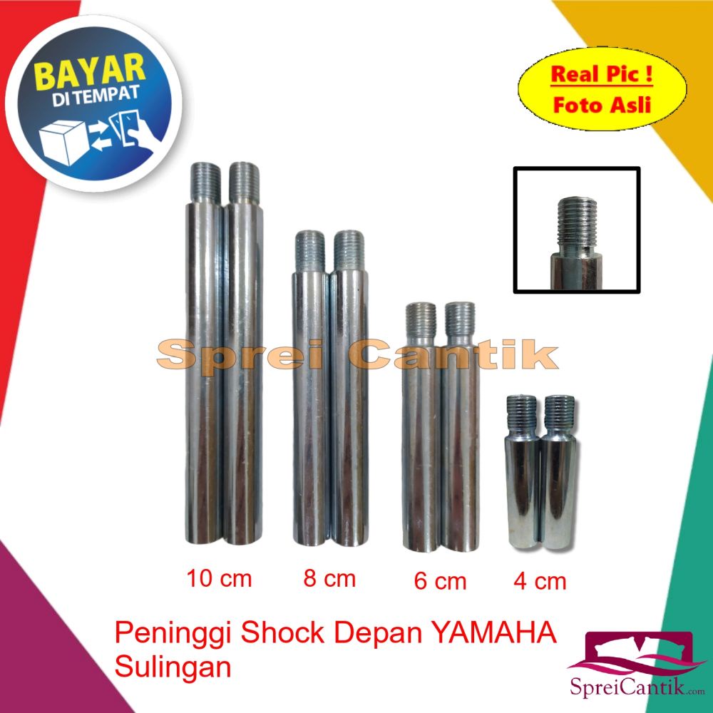 Peninggi Shock Depan Sulingan YAMAHA Mio M3 Z Soul GT X-Ride Fino 125 Nmax Aerox Lexi FreeGo Fazzio 